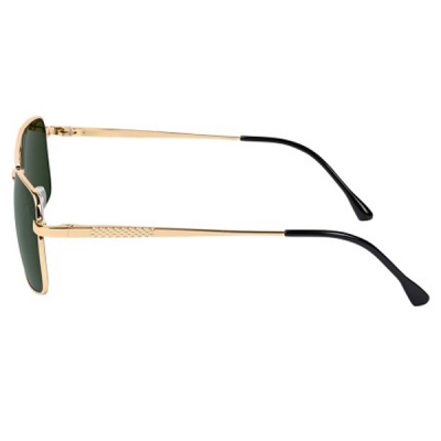 Unisex gold-toned sunglass